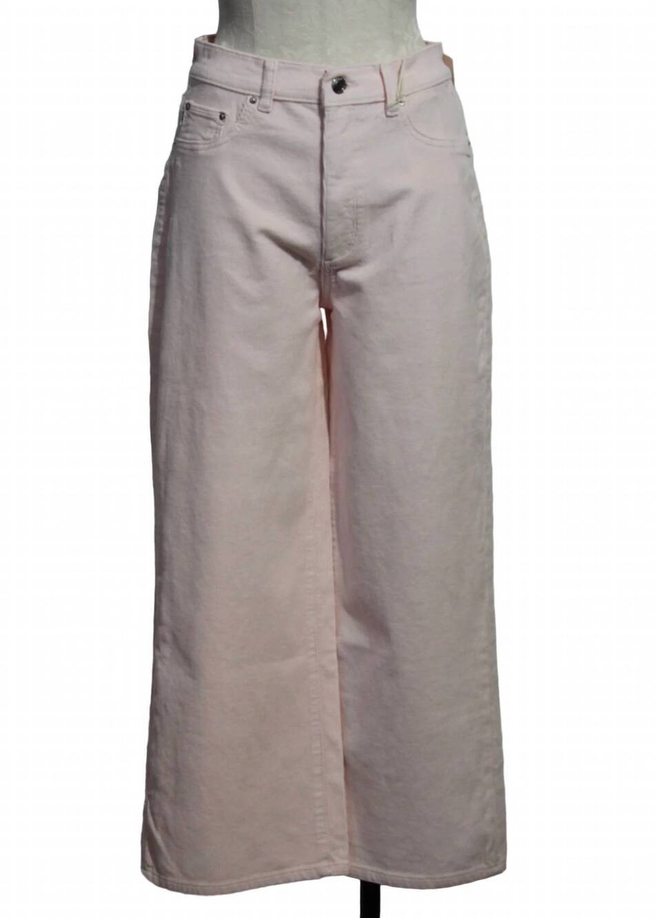 NEW DL1961 - WOMEN'S women's corduroy hepburn wide leg vintage jean in powder pi
